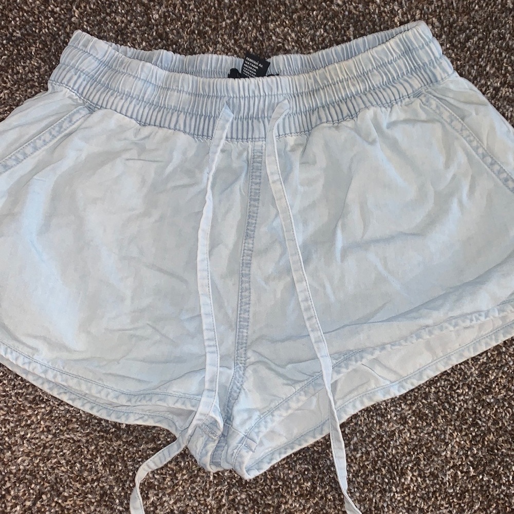 Light blue shorts